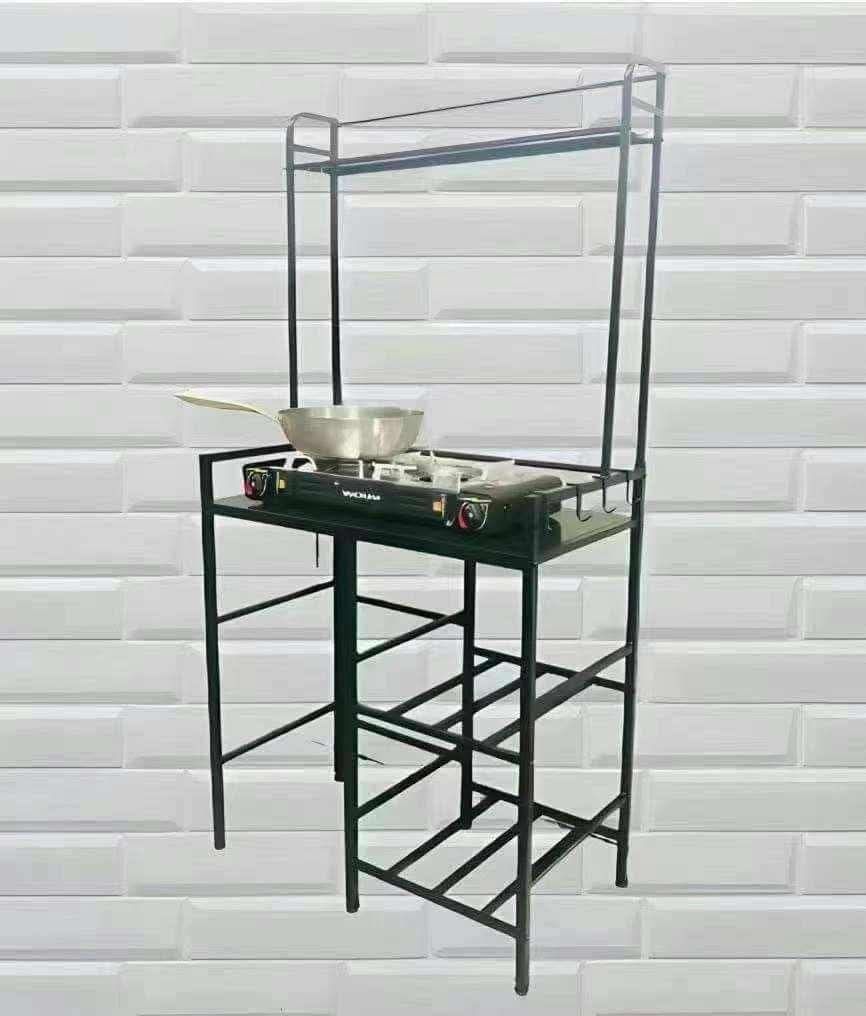 Cooktop/ Gas stove stand (Category: Cookers) located in Tayabas. Submitted by lovelyalcaraz (Listing ID 1460317169, Image 1). Description: New Cooktop/ Gas stove stand size :82*43*162 - makapal ang metal - perfect sa kitchen.