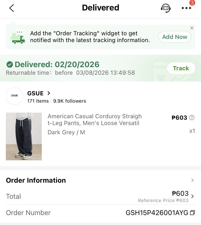 Corduroy Straight Leg Pants (Category: Chinos) located in Muntinlupa City. Submitted by thebzashop (Listing ID 1460480283, Image 2). Description: ✨ NEW ORDER DETAILS & SHOP POLICY ✨ 🚚 MOD (Mode of Delivery): • J&T (Nationwide) • Lalamove (COD available) • Self pick-up • Self-book • Meet-ups (SM BF Paranaque – selected only) 📌 Notes: • Not responsible for courier delays • Please double-check your shipping details 💰 Shipping Fee: Shouldered by b