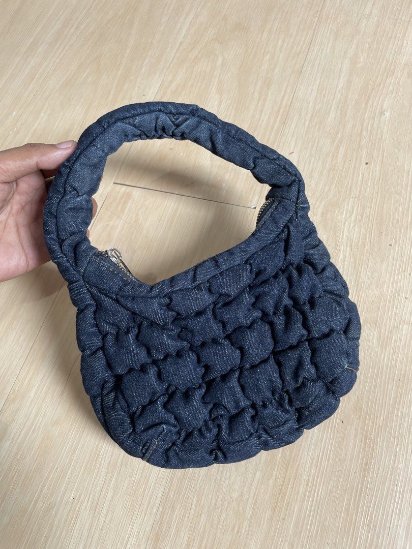 Cos Quilted Micro Bag (Category: Clutches) located in Taguig. Submitted by _curatedfits (Listing ID 1460354901, Image 1). Description: Cos Quilted Micro Bag Denim Bluw No flaws - 1,250 only Dm! .