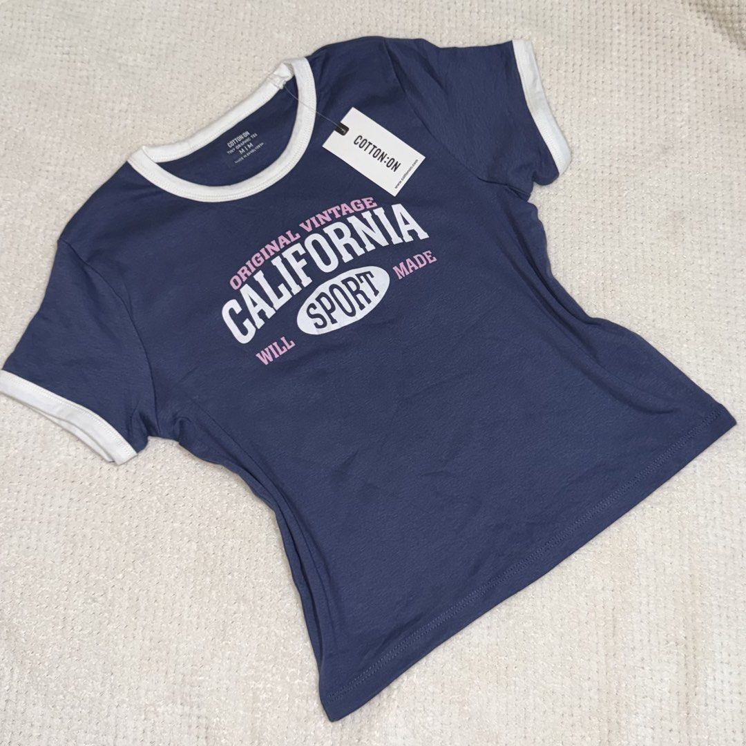 Cotton On & Stradivarius y2k Tops (Category: Shirts) located in Manila. Submitted by glamstylemnl (Listing ID 1460487250, Image 1). Description: 🎀 Cotton On & Stradivarius y2k tops 💯ORIGINAL BRANDED TOPS 📏 Sizes: Small to XL - Stretchable baby tees 📸 See each photo for available designs and sizes..