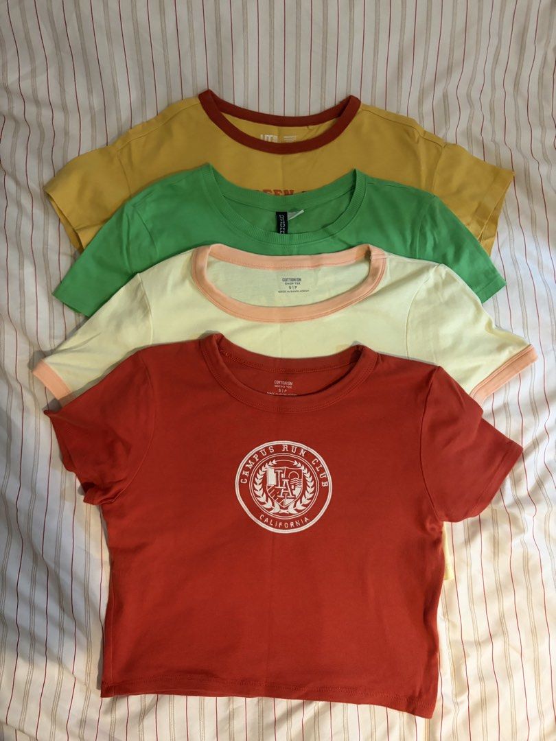 Cotton on Cropped Tops (Category: Blouses) located in Taguig. Submitted by sev3nelev3n (Listing ID 1460323368, Image 1). Description: Sold as pack Brands: Cotton On, Uniqlo, H&M 1100 php S-M.
