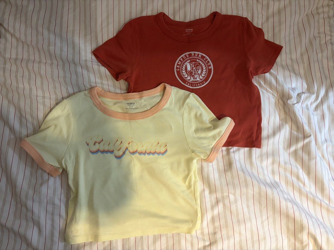 Cotton on Cropped Tops (Category: Blouses) located in Taguig. Submitted by sev3nelev3n (Listing ID 1460323368, Image 3). Description: Sold as pack Brands: Cotton On, Uniqlo, H&M 1100 php S-M.