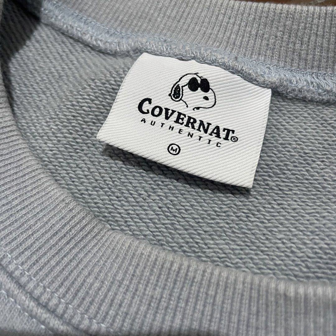 Covernat X Peanuts Snoopy Pullover 23x25.5 (Category: Hoodies) located in Porac. Submitted by good.thriftsph (Listing ID 1460487505, Image 3). Description: Covernat x Peanuts Collab Crewneck Pullover 23 width 25.5 length Excellent to Like New Condition Gcash•JNT•Porac.