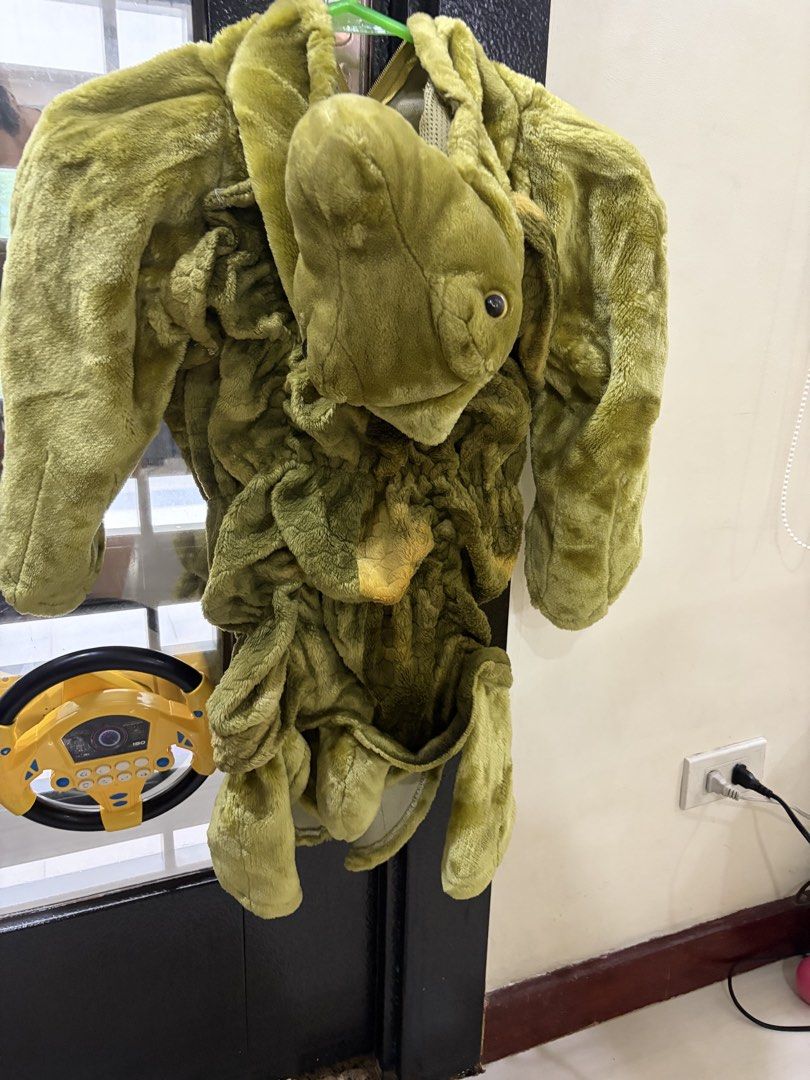 Cute ‼️Turtle costume 3-5yo quality thick fabric (Category: Babies & Kids Fashion) located in Manila. Submitted by chandleria (Listing ID 1460362214, Image 1). Description: bought from korea open hands and legs ideal for 4-7yo.