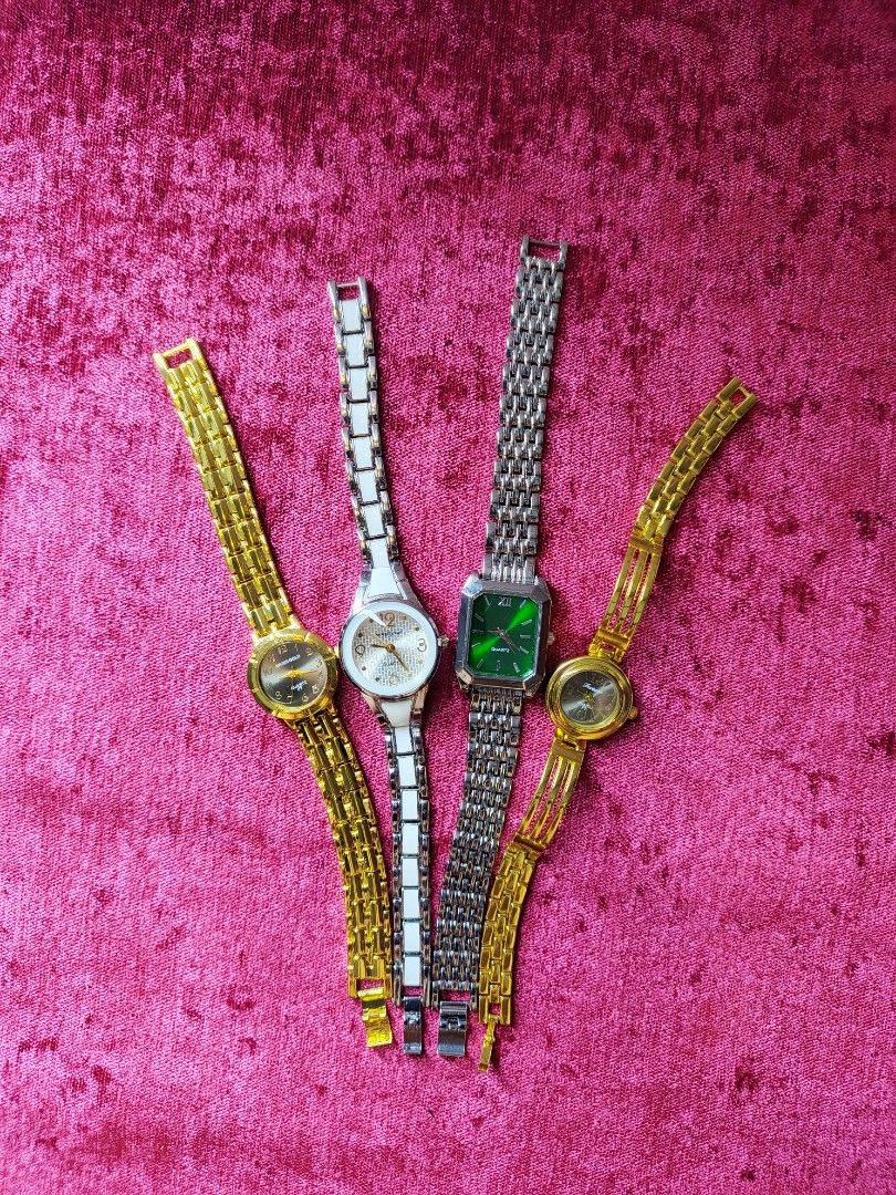 Danty/Vintage Luxury Watch (Category: Luxury Accessories) located in Malasiqui. Submitted by foundco_finds (Listing ID 1460494332, Image 2). Description: ✨ Danty/Vintage Luxury Watch - 5PCS Assorted for ₱575. 🛍️ Inclusions - Free box (perfect for gift) - battery operated 💳 Mode of Payment - Gcash & Bank Transfer only. 📌 open for RESELLER FAQS 📣 Non tarnish po ba? - Yes, with proper care. 📣 With box na ba? Yes, with box included. 📣 Open for 