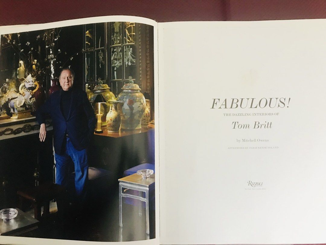 Dazzling Interiors of Tom Britt (Category: Storybooks) located in Quezon City. Submitted by regiegeorg77224 (Listing ID 1460318030, Image 2). Description: Metallic shiny book jacket Full color pages Rizzoli book QC area lalamove.