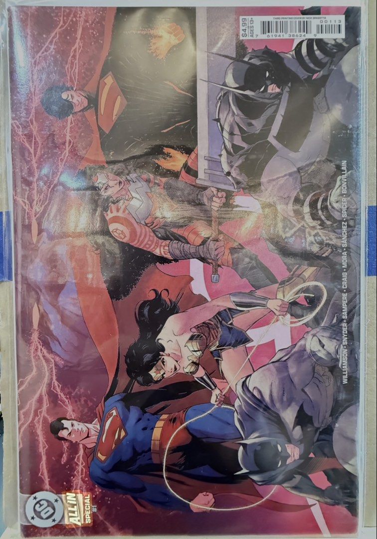 DC All In Special One Shot 1st print (Category: Comics & Manga) located in Makati City. Submitted by th1rdone (Listing ID 1460435313, Image 2). Description: -The start of the Absolute Universe. DC All In Special One Shot - 1st print Direct Edition - Comes in Bagged and Boarded - With Toploader for Extra protection FREE: will include 3rd print DC All In Special.