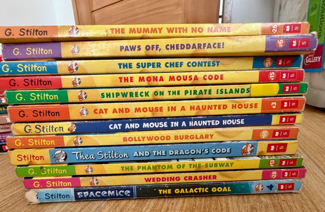 Decluttering : Geronimo Stilton books (Category: Children's Books) located in Caloocan City. Submitted by swiftgem.2e0efc (Listing ID 1460374330, Image 1). Description: 100 each - 800 for all Sold : The mummy with no name The super chef contest The car and mouse in a haunted house .