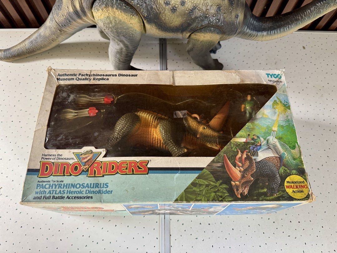 Dino Riders Pachyrhinosaurus (Category: Action & Battle Toys) located in Quezon City. Submitted by dsemana (Listing ID 1460485920, Image 1). Description: working gimmick .
