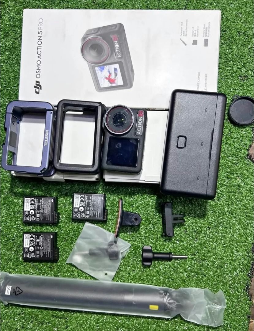 DJI Osmo Action 5 Pro – Complete Set 📸🔥 (Category: Video Cameras) located in Caloocan City. Submitted by swiftfire.1742b7 (Listing ID 1460433246, Image 1). Description: DJI Osmo Action 5 Pro – Complete Set 📸🔥.