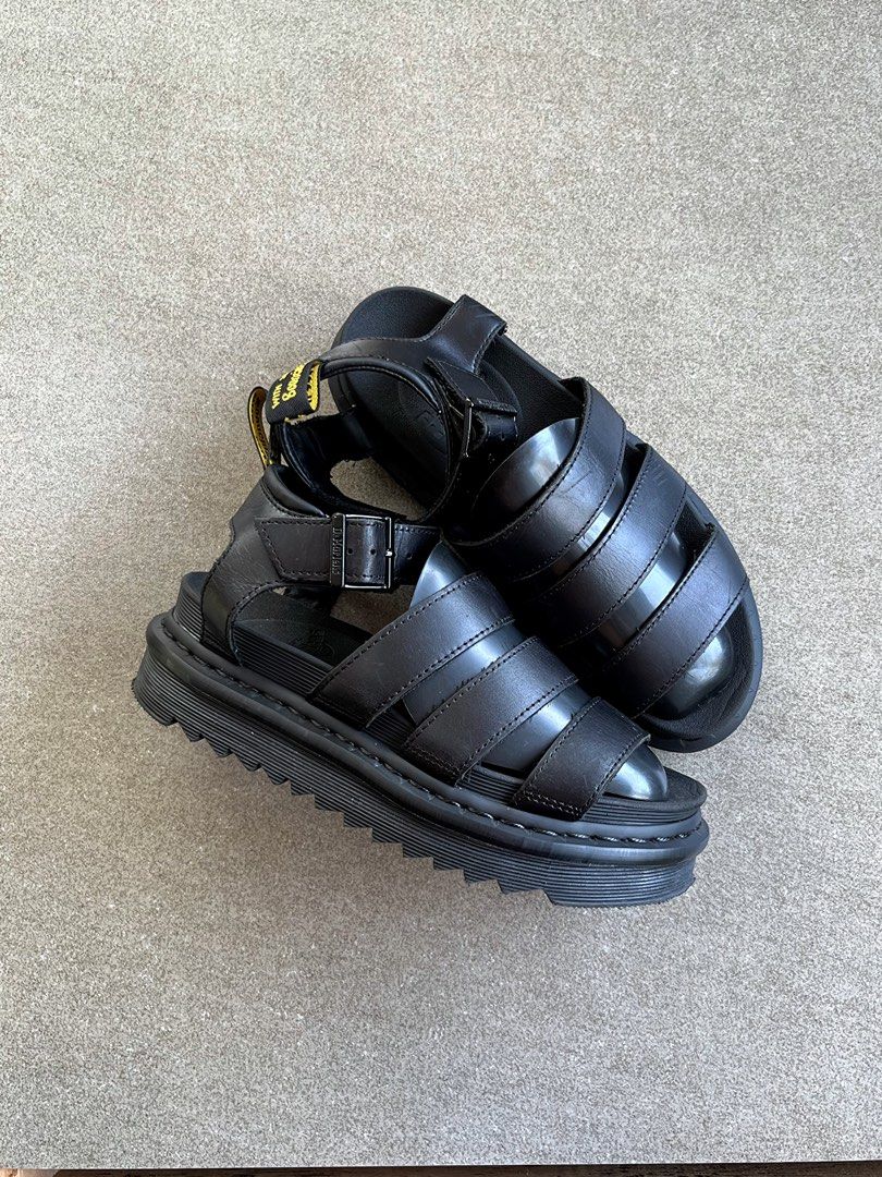 DR. MARTENS BLAIRE BLACK STRAP (Category: Shoe inserts) located in Butuan. Submitted by jacobfrost (Listing ID 1460345256, Image 2). Description: DR. MARTENS BLAIRE BLACK STRAP 37 EUR EXCELLENT CONDITION MINOR SIGN OF USAGE ₱1500.