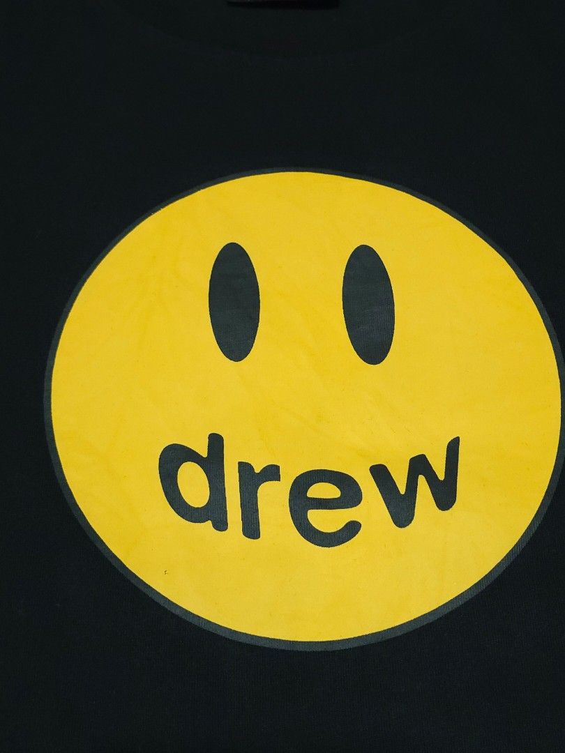 Drew House (Category: Tshirts & Polo Shirts ) located in Abulug. Submitted by humanwhosellthings (Listing ID 1460441138, Image 3). Description: DREW ✅️Size: Large on tag fit to XLarge ✅️Dimes: 22W x 29L ✅Condition: Excellent ✅Issue: None ✅Color Rate: 9.8/10.