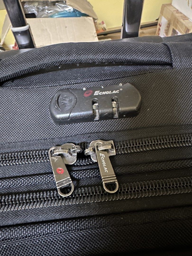 Echolac Japan Handcarry Luggage (Category: Luggage) located in Manila. Submitted by declutteringlot (Listing ID 1460459552, Image 3). Description: 21 x 15.7 x 8.8 inches (54 × 40 × 22.5 cm) including wheels and handles Via lalamove or grab only .