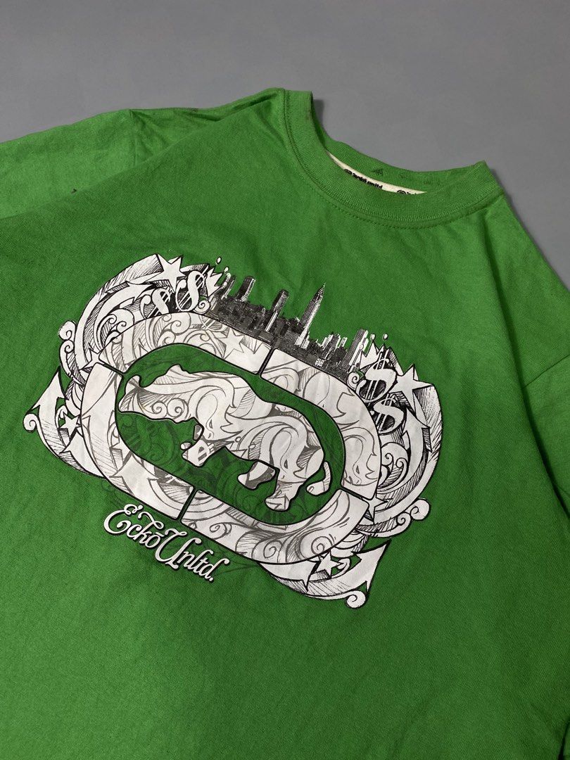 Ecko unltd (Category: Tshirts & Polo Shirts ) located in Cagayan de Oro. Submitted by mac_koi (Listing ID 1460496324, Image 2). Description: (Ećko Unltď) y2k big rubber design Dimension: Width: (22)” Length: (28)” Size: Medium -authentic -rubber big design -must have -super good conditions! -color rate 10 /10 -fresh from laundry -issue none!.