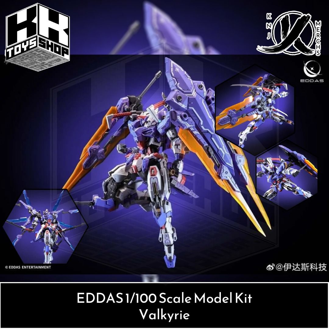 EDDAS 1/100 Model Kit: Valkyrie (Category: Gundam & Model Kits) located in Rizal. Submitted by knjmerchs08 (Listing ID 1460312262, Image 1). Description: EDDAS 1/100 Model Kit: Valkyrie CONDITION: Brand New - SEALED Plastic Runners, Dented Box (Actual photos can be sent upon request) NO RESERVATION NO TRADE PRICES ARE FIRM PAYMENT FIRST MODE OF PAYMENT: - GCash - Maya - BDO CLAIMING / SHIPPING METHODS: - Meetup - Lalamove / Grab (Buyer's booking.