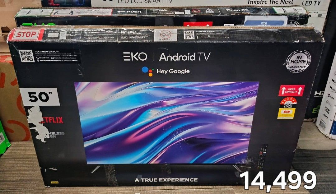 EKO 42" Full HD Smart TV powered by WebOS Hub (Category: TV) located in Cainta. Submitted by christine07. (Listing ID 1460306695, Image 2). Description: 42 inch EKO TV. Frameless design. Supports Netflix, Stan, YouTube, and Prime Video. Powered by WebOS Hub. Energy rating 78. A true experience..