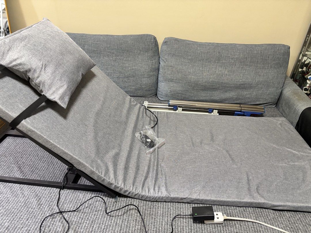Electric Lift Bed (Category: Bed Frames & Mattresses) located in Mandaluyong City. Submitted by trebron80 (Listing ID 1460340659, Image 3). Description: Hi Friends! Selling an electric powered lift bed for those who cannot sit up in bed and need assistance. Complete set up. Not used. Message for faster transactions. Buyer to should pick up or deliver fee. Thank you!.