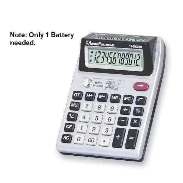 ELECTRONIC CALCULATOR WITH MONEY DETECTOR (Category: Other Home Appliances) located in Quezon City. Submitted by miriamreyes006 (Listing ID 1460321229, Image 3). Description: ELECTRONIC CALCULATOR WITH MONEY DETECTOR Php 299.00 ONLY.