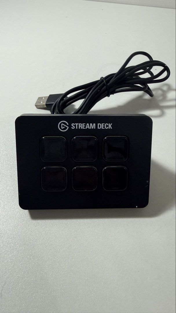 Elgato Stream Deck Mini (Black) - 6 Customizable LCD Keys (Category: Computer Parts) located in Tanza. Submitted by iamxianpaul (Listing ID 1460482447, Image 1). Description: RUSH RUSH RUSH!!! For Sale Almost Like New (No Box) Elgato Stream Deck Mini (Black) - 6 Customizable LCD Keys for only Php 3,500!!! Key Features Wired USB Connection 6 Programmable LCD Keys Customizable Key Icons Ideal for Live Streaming Launch Media and Switch Scenes Adjust