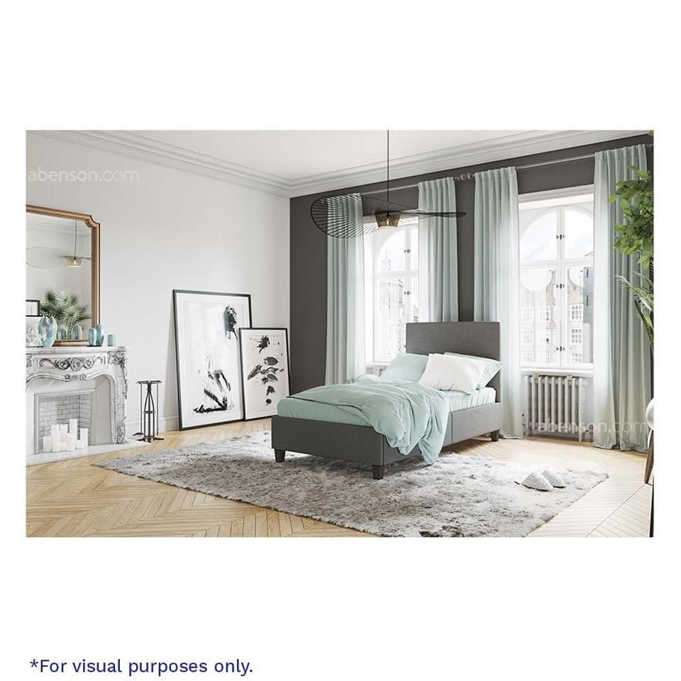 Emma Grey Signature Single Bed Frame (Category: Other Home Furniture) located in Quezon City. Submitted by adonbilibit (Listing ID 1460349762, Image 2). Description: For Sale!!! Emma Grey Signature Single Bed Frame Price: PHP 9,000 Size: Single (190cm x 112cm x 91cm) ✅ Complete Set ✅ Brand New, Never Used ✅ Opened, but Not Assembled Location: Quezon City Project 7.
