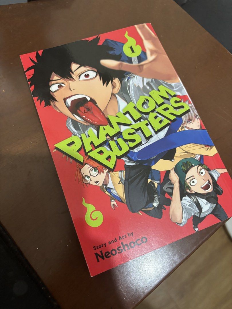 ENG MANGA FS - Phantom Busters Volume 1 (Category: Comics & Manga) located in Taguig. Submitted by royalwolf_c54525 (Listing ID 1460383368, Image 2). Description: RFS decluttering Condition - like new, stored in a closet. No dents no yellowing Bought from Fullybooked for 671 php Selling it for 580 php.