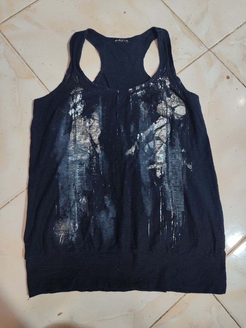 F.A.N.G. TANK TOP (Category: Sleeveless) located in Pagadian. Submitted by hidden_gems. (Listing ID 1460436629, Image 1). Description: L 25 W 17 COLOR 10/10 ISSUE SA PIC.
