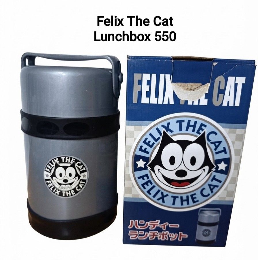 Felix the Cat Lunc Box (Category: Food Organization & Storage) located in Binan City. Submitted by mayjhe (Listing ID 1460354258, Image 1). Description: 💟 For Sale 💟 👉 Kindly read the page rules 🌸 Felix the Cat 🍀 Lunch Box 📍 Condition: Good 💰 Price is 550.00 🇵🇭 Location Biñan Laguna 🛵 Courier J&T and Lalamove 📋 Shipping by Thursday 📍 NO COD, COP, CHECKOUT 📌 All items are carefully packed and labeled with Fragile stickers for breakabl
