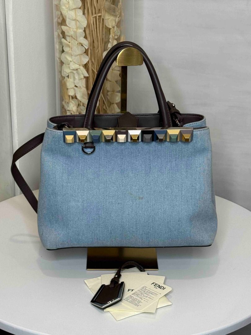 Fendi 3jours Mini Tote (Category: Luxury Bags & Wallets) located in Las Pinas. Submitted by happystar_cac724 (Listing ID 1460403687, Image 2). Description: Used Fendi Bag style Comes with bag shoulder sling and cards.