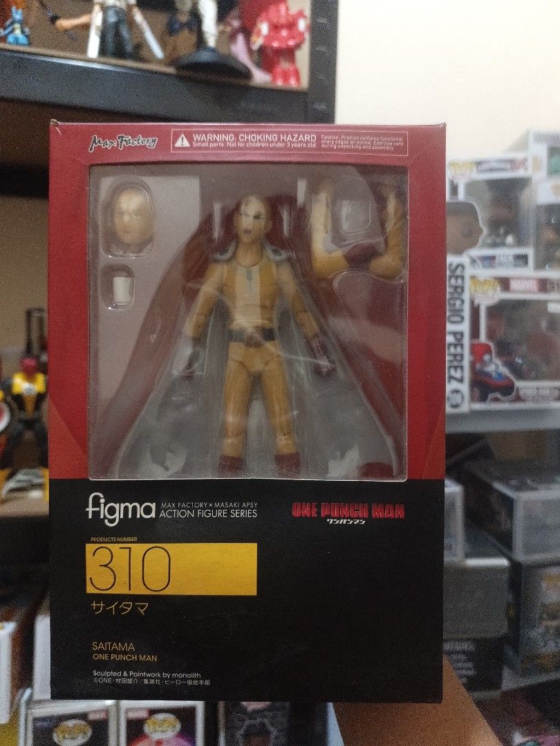 Figma Saitama Action Figure - One Punch Man (Category: Figurines & Statues) located in Antipolo. Submitted by kingofpaps (Listing ID 1460423825, Image 1). Description: - Figma Action Figure: Saitama from One Punch Man - Series Number: 310 - Sculpted and Painted By: monolith - Features: Includes character accessories - Ideal For: Fans of the One Punch Man anime and manga.