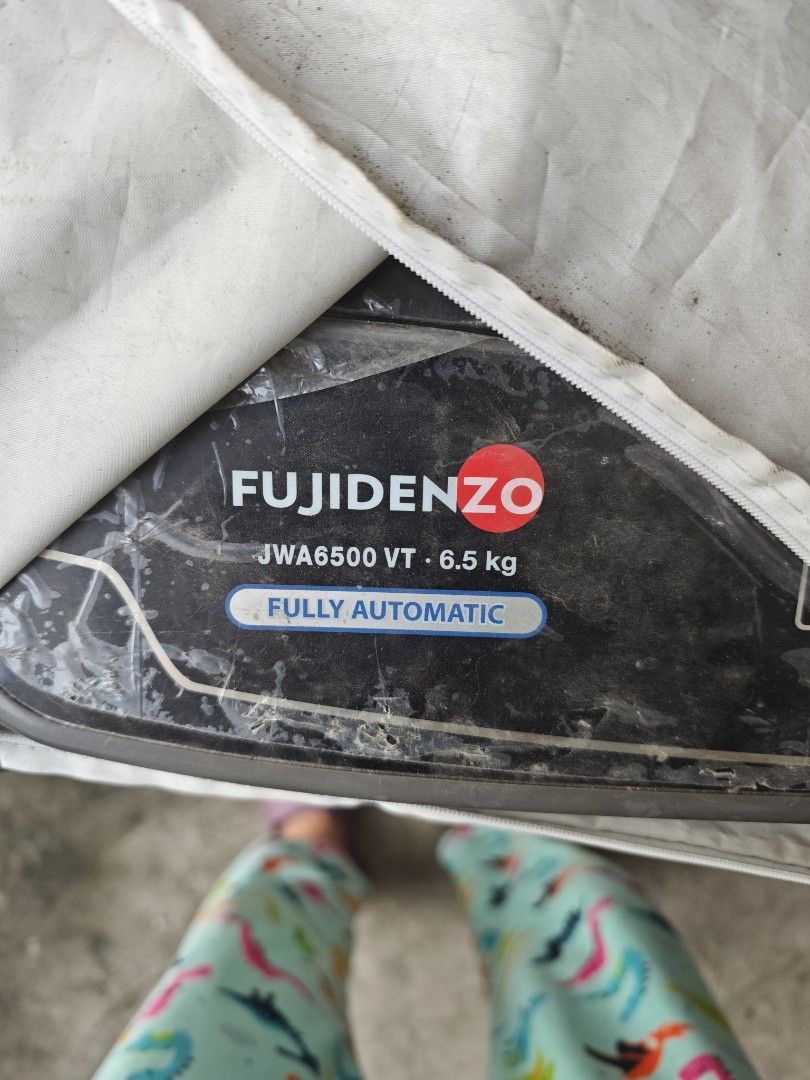 Fujidenzo Fully Auto Washer HD (Category: Washing Machines and Dryers) located in Quezon City. Submitted by lycegoroca (Listing ID 1454402126, Image 3). Description: - Fujidenzo Fully Automatic Washing Machine - HD Model with Variable Water Pressure Technology - Energy Efficient Motor - Rust Proof Plastic Body - Air Dry Function - 6.5 kg Capacity - Works Well - Selling because upgrading.