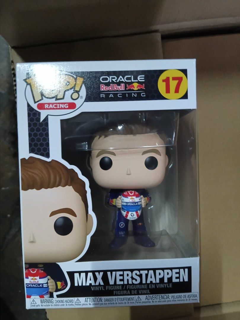 Funko Pop F1 Max Verstappen #17 (Category: Designer & Blind Box Toys) located in Manila. Submitted by formulau.1_ph (Listing ID 1460503899, Image 1). Description: Bnew.