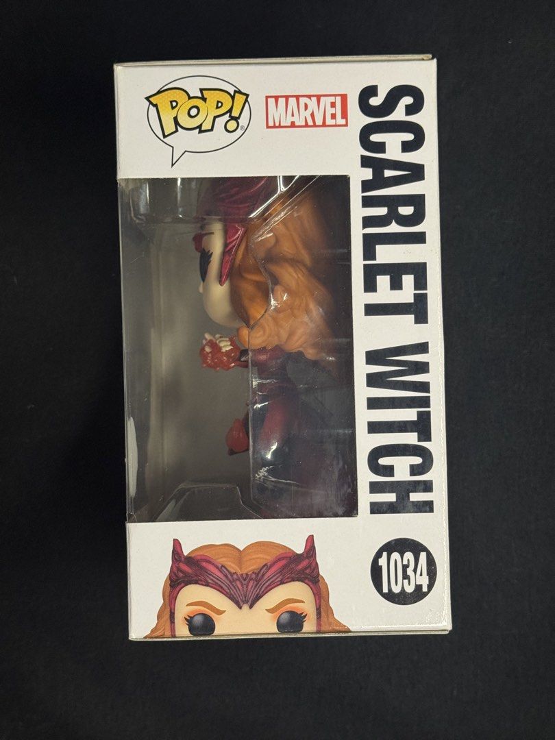 Funkopop Scarlet Witch: Special Edition 1034 (Category: Figurines & Statues) located in Manila. Submitted by theaaa_015 (Listing ID 1460313033, Image 2). Description: 📍 Loc: Parañaque - in mint condition - in original box - kept in Boss protector case.