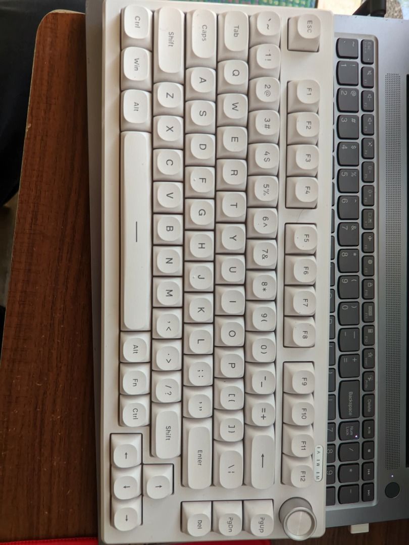 FURYCUBE IP75 Wired Membrane Keyboard in WHITE (Category: Computer Keyboard) located in Caloocan City. Submitted by illusionist1 (Listing ID 1460472175, Image 2). Description: Selling my Membrane Keyboard from FURYCUBE PH. Sound is mechanical-like, all keys are functional, volume knob works, as well as the RGB Lighting..