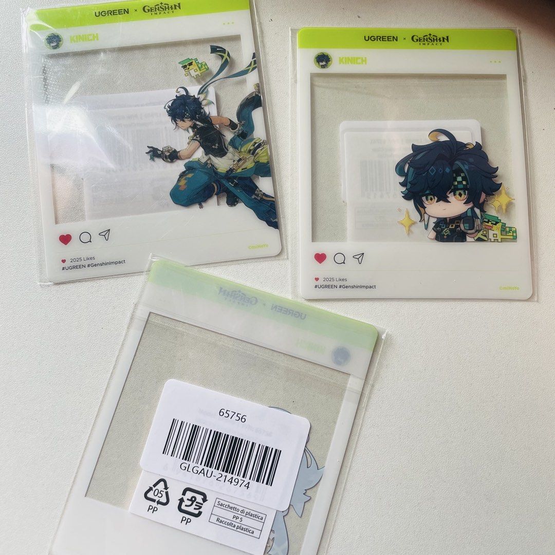 Genshin Impact Kinich UGreen Polaroid Set (Category: Character Goods) located in Manila. Submitted by purplesakuracollectibles (Listing ID 1460373422, Image 2). Description: .