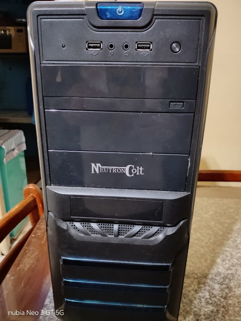 Complete Set Desktop INTEL CORE i3-10100 (Category: Desktops) located in Makati City. Submitted by eduard.samontanes (Listing ID 1460308770, Image 3). Description: PROCESSOR 3.60 gigahertz Intel Core i3-10100 MOTHERBOARD Gigabyte B460M D2V MEMORY DDR4 8GB HARD DRIVE 1TB WESTERN DIGITAL GENERIC CASE WITH POWER SUPPLY FREE: USB A4TECH KEYBOARD AND MOUSE POWER CORD.
