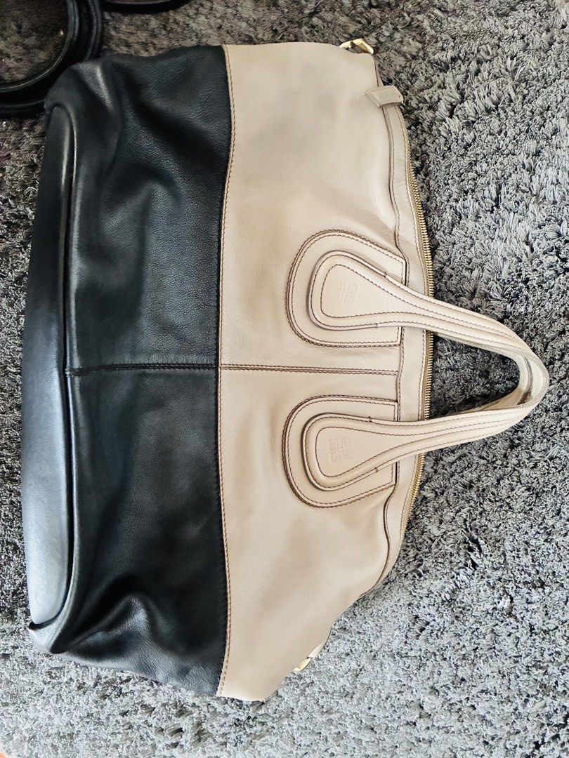 STEAL DEAL!!! Givenchy Nightingale (Category: Luxury Bags & Wallets) located in Angeles City. Submitted by meandshopping (Listing ID 1460313425, Image 2). Description: Authentic Large, with Dustbag Classic Neutral Color in Dark beige and black No flaws, just the usual minor signs of use Plus Shipping .