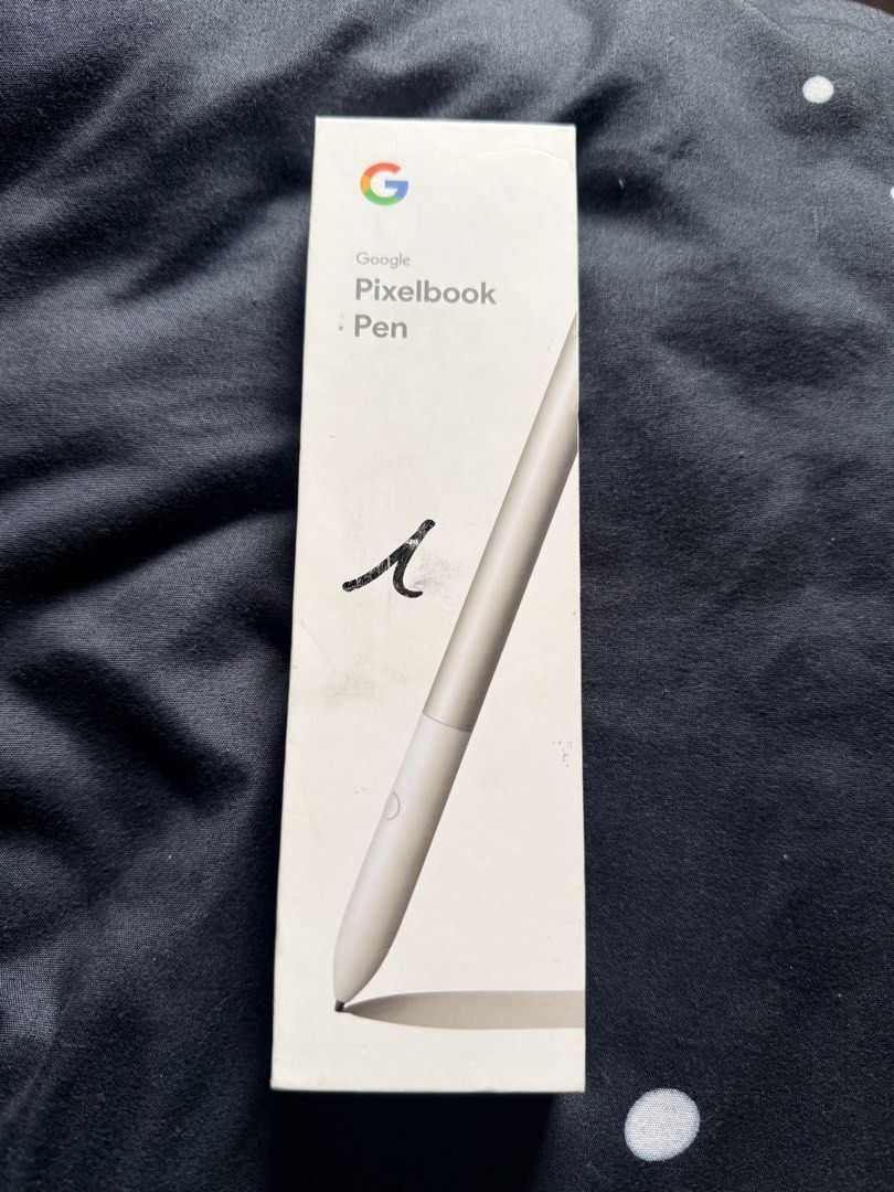 Google Pixelbook Pen (Category: Other Accessories) located in Rizal. Submitted by gannda (Listing ID 1460399920, Image 2). Description: - Google Pixelbook Pen - Sleek, modern design - Premium feel - Includes original packaging.