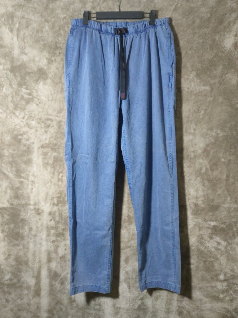 Gramicci Pants Light Blue (Category: Trousers) located in Taguig. Submitted by actualizeboutique (Listing ID 1460478371, Image 1). Description: - Light blue Gramicci pants - Elastic waistband with drawstring - Relaxed fit for everyday comfort - Two side pockets and one back pocket - Ideal for casual outings.