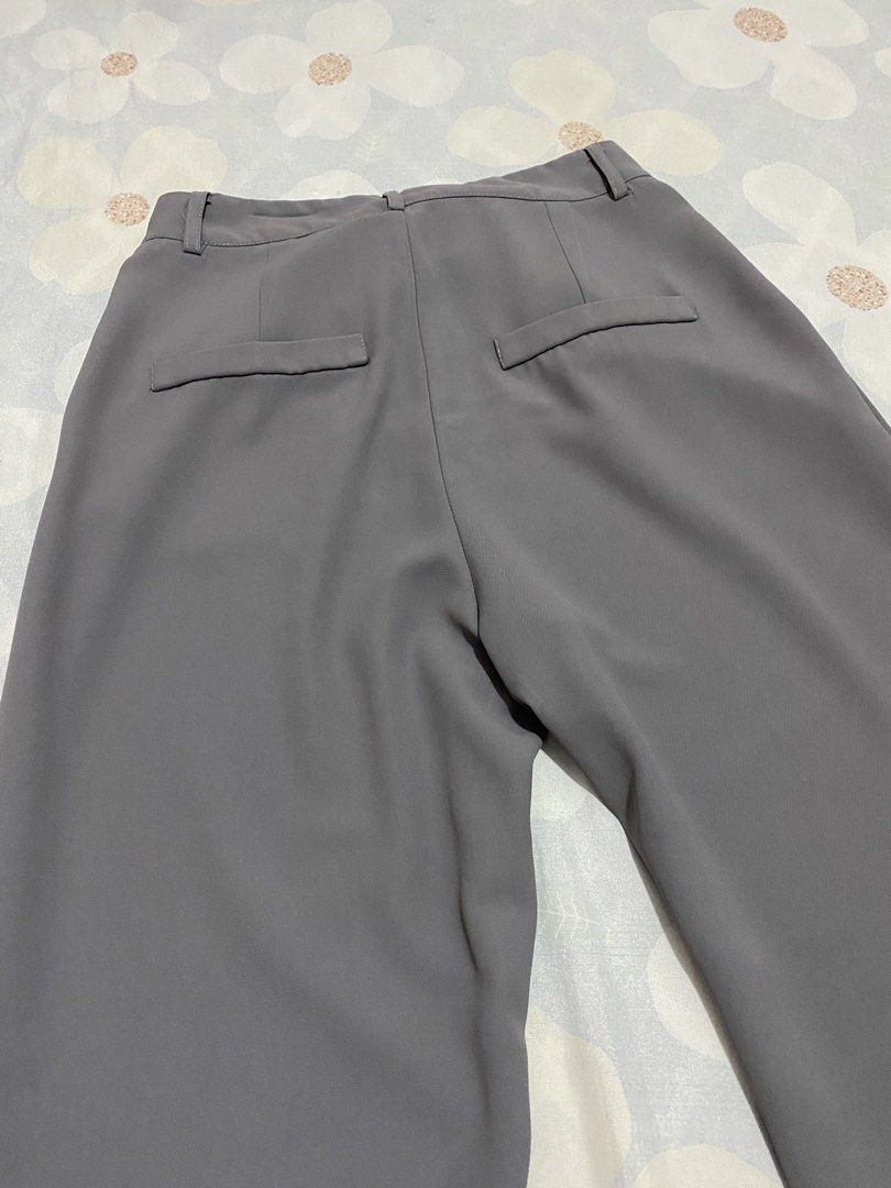 GRAY TROUSERS 🩶 (Category: Other Bottoms) located in Tanza. Submitted by vhies_closet24 (Listing ID 1460315100, Image 3). Description: Decluttering! Selling my pre-loved gray trousers. Simple, classy, and easy to style — perfect for office or casual wear. 📩 PM me for measurements or other details..