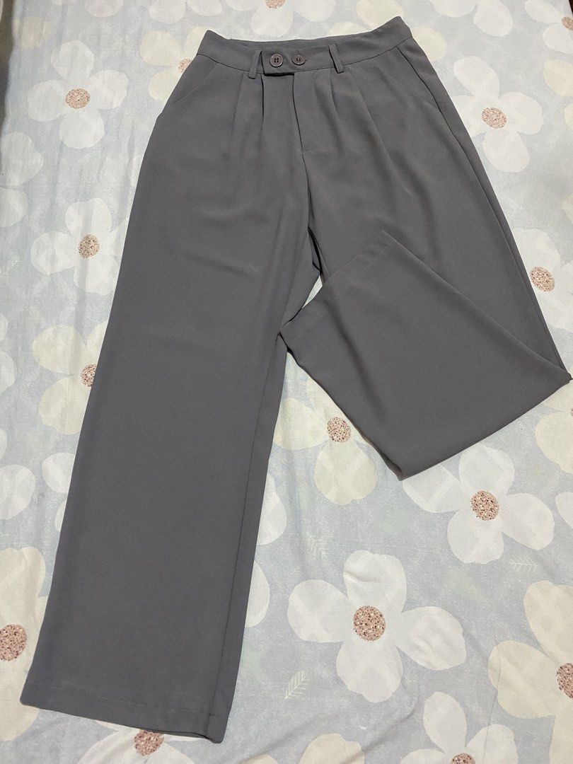 GRAY TROUSERS 🩶 (Category: Other Bottoms) located in Tanza. Submitted by vhies_closet24 (Listing ID 1460315100, Image 1). Description: Decluttering! Selling my pre-loved gray trousers. Simple, classy, and easy to style — perfect for office or casual wear. 📩 PM me for measurements or other details..