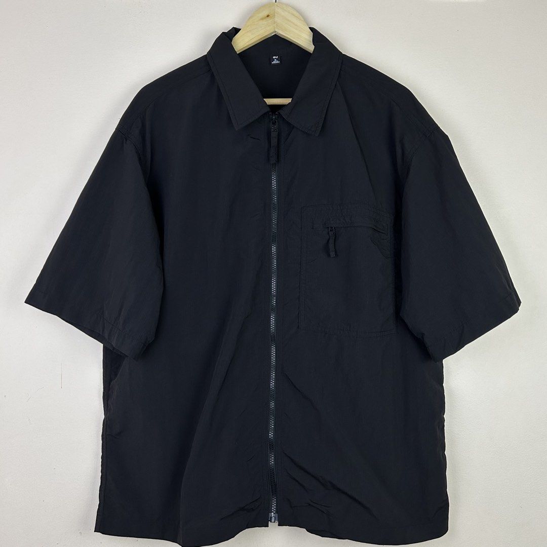 GU - Nylon Zip-Up Shirt (Category: Tshirts & Polo Shirts ) located in Lucena. Submitted by s0m31one (Listing ID 1460453936, Image 1). Description: GU - Nylon Zip-Up Shirt Size: XL Condition: Excellent Flaws: NA Measurements: Width: 25.5 Length: 29 Shoulder: 22 Sleeve Length: 11.75 Price: 999 + SF Buy at your own risk. Color may vary due to lighting. Measurements are taken on a flat surface. Manage your expectations. .