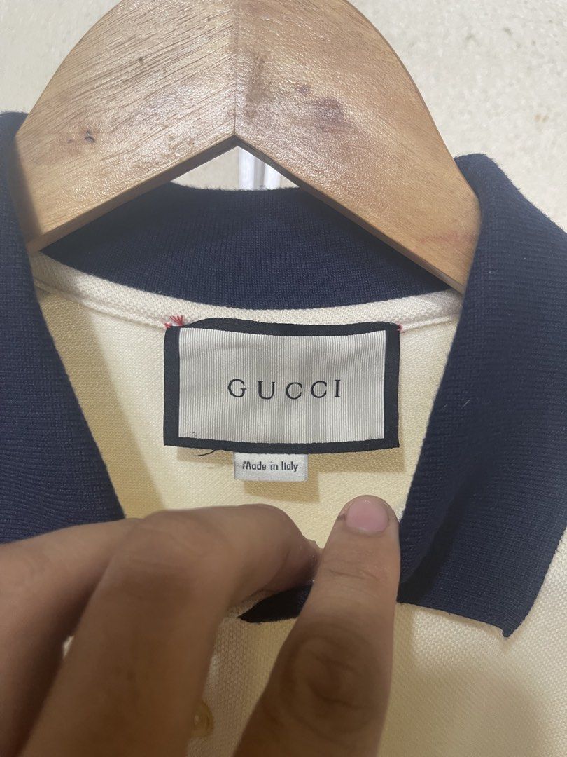 Gucci Side Tape Polo Shirt (Category: Activewear) located in Tuguegarao City. Submitted by elyks11 (Listing ID 1460326414, Image 2). Description: NEED WASH SEE PIC SOLID PA LABHAN LANG GANDA NETO.
