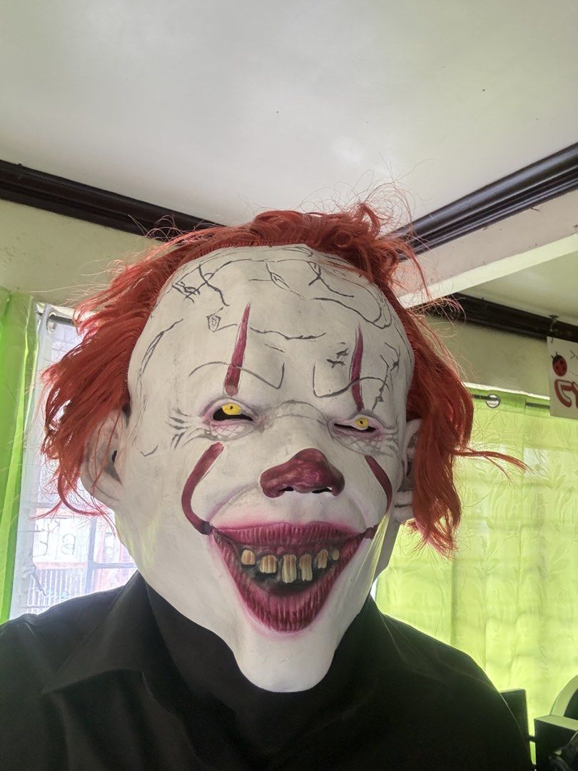 Halloween Mask Pennywise IT Clown Mask (Category: Figurines & Statues) located in Pasig City. Submitted by JMToysandCollectibles (Listing ID 1460319629, Image 1). Description: ‼️NO RENTAL FOR SALE ONLY‼️ ‼️Seasonal Item/ Limited Stocks Only‼️ Halloween Mask Pennywise IT Clown Mask PHP1,400 Made of Quality Rubberize Latex Pick Up or Delivery via Lalamove Shipping via LBC MOP: Gcash/ BPI/ BDO.