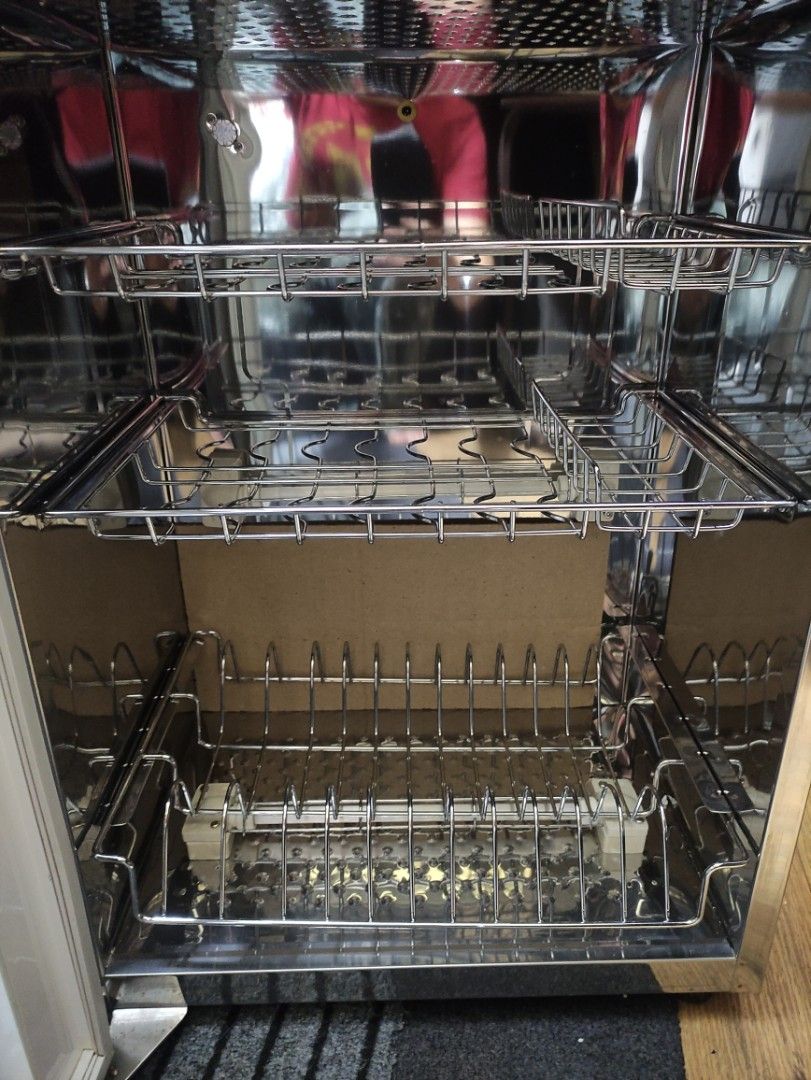 Hanabishi Dish Sterilizer (Category: Other Kitchen Appliances) located in Bulacan. Submitted by BeccaHB (Listing ID 1460379281, Image 3). Description: - Hanabishi Dish Sterilizer - Stainless steel interior for durability and hygiene - Multiple racks to accommodate plenty of dishes - Simple, easy-to-use controls - Keeps dishes clean and germ-free - Perfect for busy households - Feel free to ask questions!.