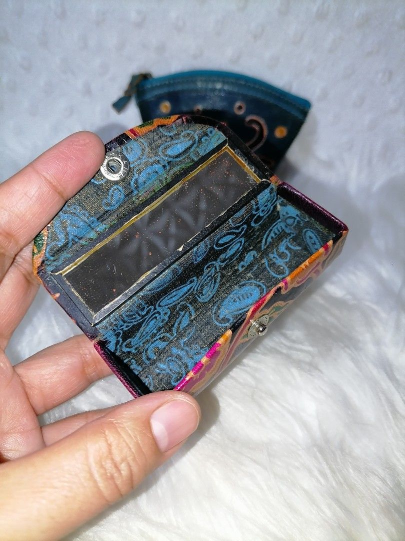 Handtooled Coin Purse, Lipstick Case, Key Holder Set (Category: Wallets & Card holders) located in Butuan. Submitted by az-branded.items (Listing ID 1460422829, Image 2). Description: Magaganda in actual Made in India From Japan.