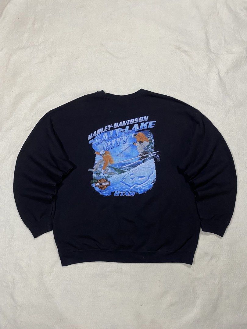 Harley Davidson Longsleeve (Category: Formal Shirts) located in Dasmarinas. Submitted by ridgeridethrift (Listing ID 1460449986, Image 1). Description: Harley Davidson Crewneck xl on tag Dimes: W - 25.5 , L 29.5 , S - 23 850+ sf Issues: malahibo ng pusa.