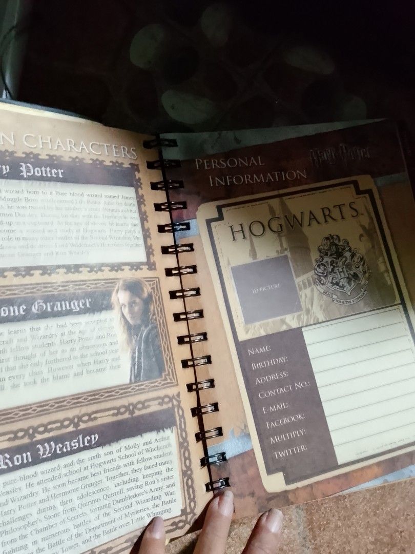 Harry Potter Planner 2013 (Category: Stationery & School Supplies) located in Manila. Submitted by jumel14 (Listing ID 1460330675, Image 3). Description: Good as Brandnew.