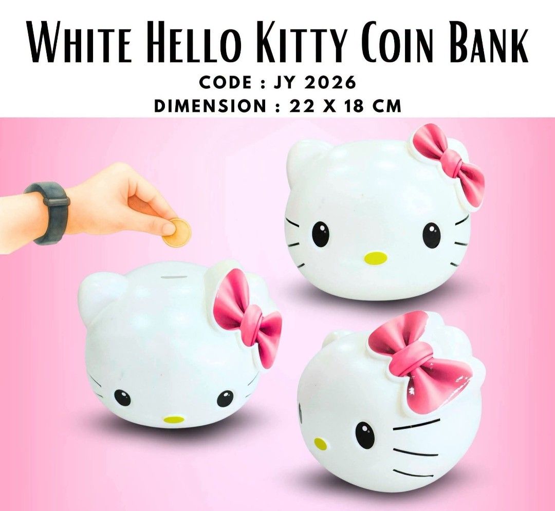 Hello Kitty Alkansya Money Saving Kids Alkansya (Category: Babies & Kids Fashion) located in Manila. Submitted by kent_kurtonlineshop (Listing ID 1460351196, Image 1). Description: .