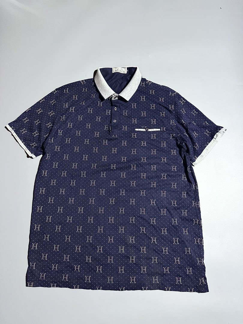 HERMES AOP POLO (Category: Activewear) located in Makati City. Submitted by js.street.finds (Listing ID 1460372094, Image 1). Description: DIMES 21.5/28.