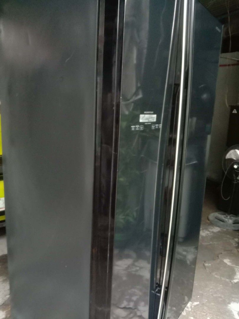 Hitachi refrigerator (Category: Refrigerators and Freezers) located in Cavite. Submitted by carou68692 (Listing ID 1460314718, Image 3). Description: rush sale Hitachi refrigerator two door side by side 20 cubic ready to use good condition no repairpm nyo lang me.